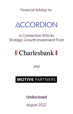 Financial Advisor to Accordion Partners.
