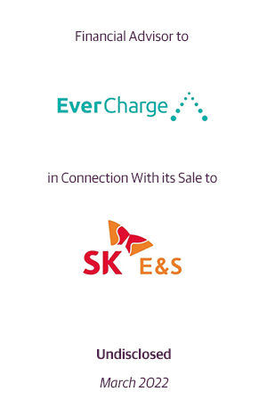 Exclusive Financial Advisor to EverCharge.